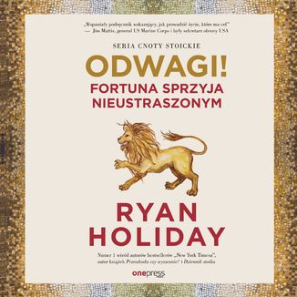 Odwagi! Fortuna sprzyja nieustraszonym Ryan Holiday - okładka audiobooka MP3