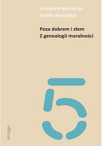 Okładka: Poza dobrem i złem. Z genealogii moralności