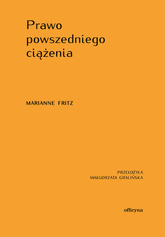 Okładka: Prawo powszedniego ciążenia