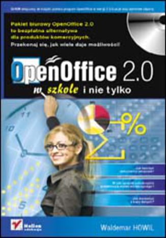 OpenOffice 2.0 w szkole i nie tylko Waldemar Howil - okładka ebooka