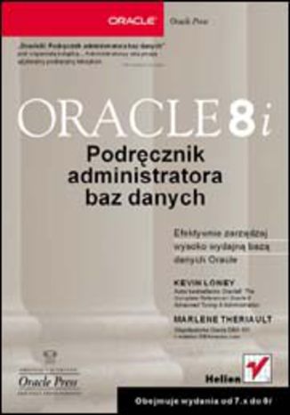 Okładka: Oracle8i. Podręcznik administratora baz danych