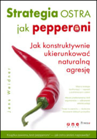 Strategia ostra jak pepperoni Jens Weidner - okadka ksiki