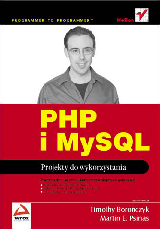 Okładka książki PHP i MySQL. Projekty do wykorzystania
