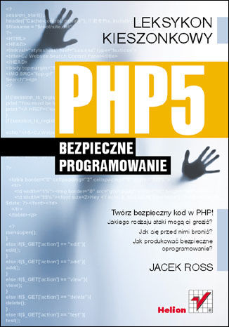 PHP5. Bezpieczne programowanie. Leksykon kieszonkowy Jacek Ross - okładka audiobooks CD