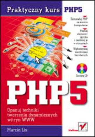PHP5. Praktyczny kurs Marcin Lis - okładka książki
