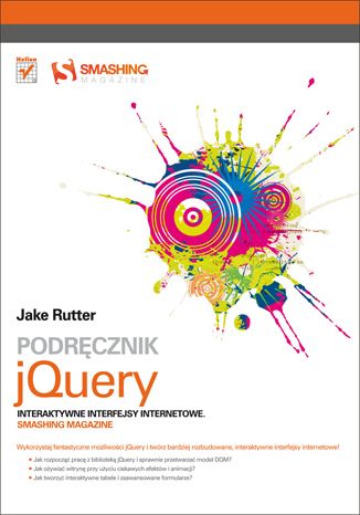 Okładka książki Podręcznik jQuery. Interaktywne interfejsy internetowe. Smashing Magazine