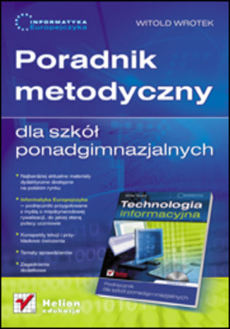Okładka: Informatyka Europejczyka. Poradnik metodyczny dla szkół ponadgimnazjalnych