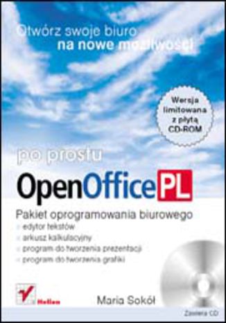 Po prostu OpenOfficePL Maria Sokół - okładka książki