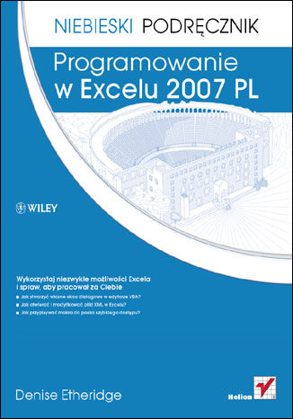 Okładka książki Programowanie w Excelu 2007 PL. Niebieski podręcznik