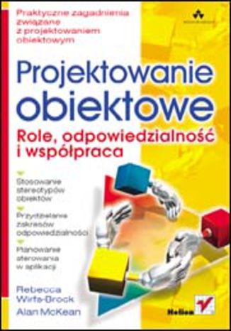Okładka: Projektowanie obiektowe. Role, odpowiedzialność i współpraca