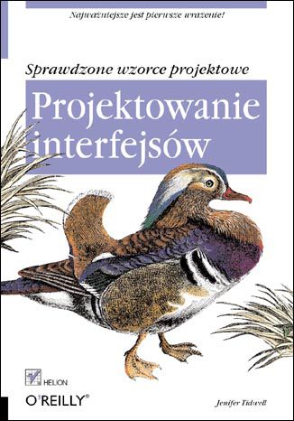 Okładka:Projektowanie interfejsów. Sprawdzone wzorce projektowe 