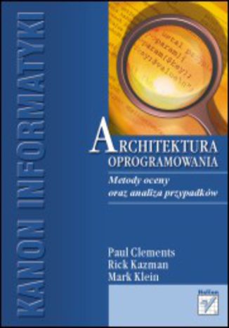 Okładka: Architektura oprogramowania. Metody oceny oraz analiza przypadków