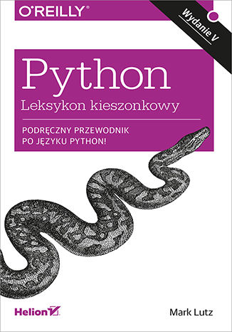Okładka:Python. Leksykon kieszonkowy. Wydanie V 