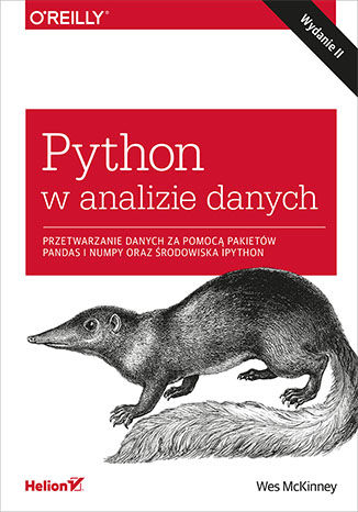 Okładka:Python w analizie danych. Przetwarzanie danych za pomocą pakietów Pandas i NumPy oraz środowiska IPython. Wydanie II 