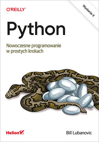 Okładka:Python. Nowoczesne programowanie w prostych krokach. Wydanie II 