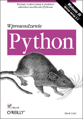 Okładka książki Python. Wprowadzenie. Wydanie III 