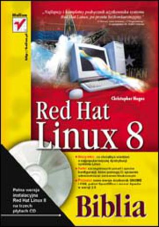 Red Hat Linux 8. Biblia  Christopher Negus   - okładka książki