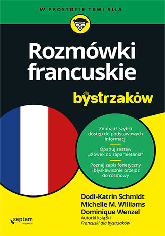Rozmówki francuskie dla bystrzaków Dodi-Katrin Schmidt, Michelle M. Williams, Dominique Wenzel - okładka książki