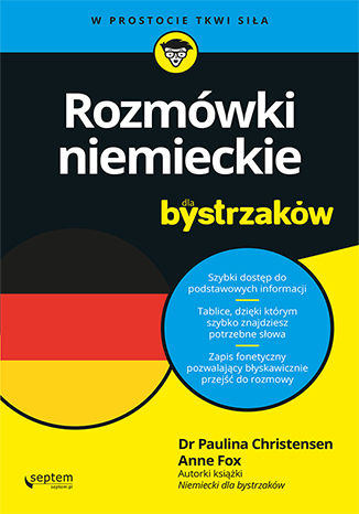 Rozmówki niemieckie dla bystrzaków Paulina Christensen, Anne Fox - okładka audiobooka MP3