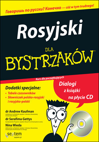 Rosyjski dla bystrzaków  dr Andrew Kaufman, dr Serafima Gettys, Nina Wieda - okładka audiobooks CD