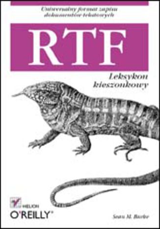 Okładka: RTF. Leksykon kieszonkowy