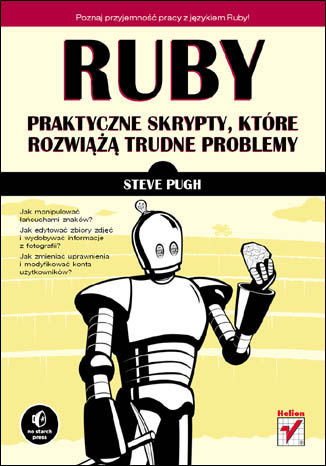 Okładka: Ruby. Praktyczne skrypty, które rozwiążą trudne problemy