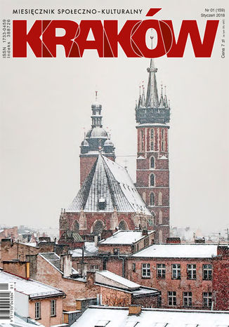 Okładka:Miesięcznik Kraków, styczeń 2018 