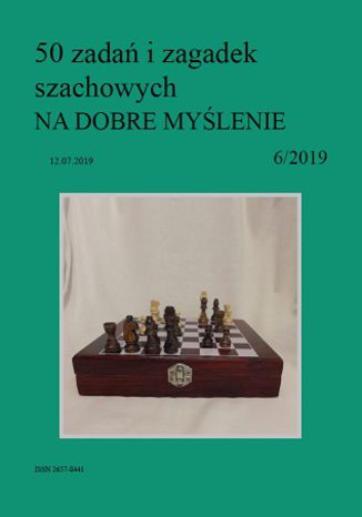 50 zadań i zagadek szachowych NA DOBRE MYŚLENIE 6/2019 Artur Bieliński - okładka audiobooks CD