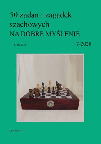 50 zadań i zagadek szachowych NA DOBRE MYŚLENIE 7/2020 Artur Bieliński - okładka ebooka