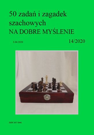50 zadań i zagadek szachowych NA DOBRE MYŚLENIE 14/2020 Artur Bieliński - okładka audiobooks CD