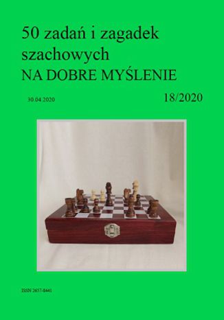 50 zadań i zagadek szachowych NA DOBRE MYŚLENIE 18/2020 Artur Bieliński - okładka audiobooks CD
