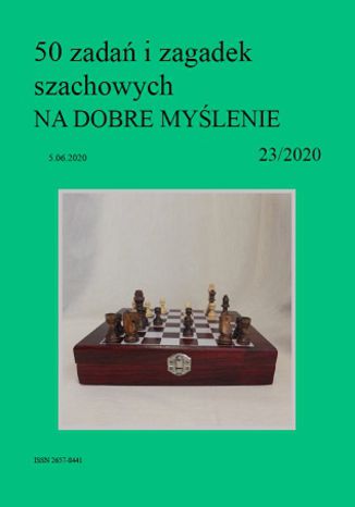 50 zadań i zagadek szachowych NA DOBRE MYŚLENIE 23/2020 Artur Bieliński - okładka audiobooks CD