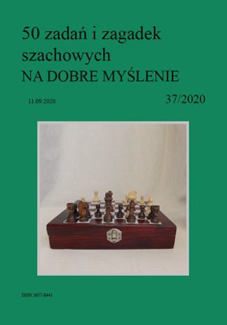 50 zadań i zagadek szachowych NA DOBRE MYŚLENIE 37/2020 Artur Bieliński - okładka audiobooka MP3