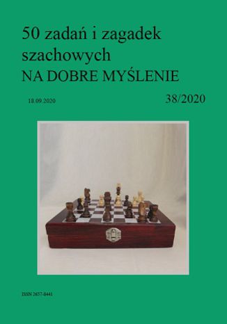 50 zadań i zagadek szachowych NA DOBRE MYŚLENIE 38/2020 Artur Bieliński - okładka audiobooka MP3