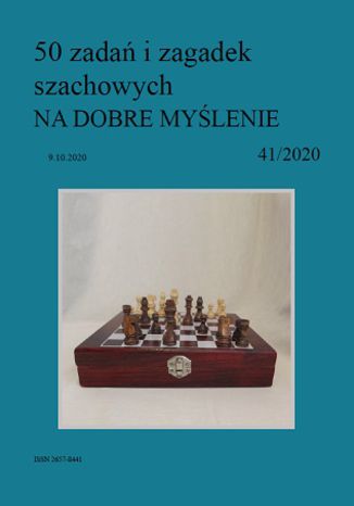 50 zadań i zagadek szachowych NA DOBRE MYŚLENIE 41/2020 Artur Bieliński - okładka audiobooka MP3