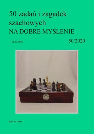 50 zadań i zagadek szachowych NA DOBRE MYŚLENIE 50/2020 Artur Bieliński - okładka audiobooks CD