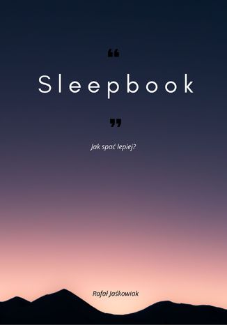 Okładka: Sleepbook