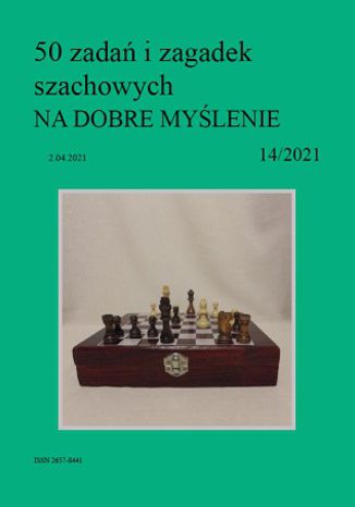 50 zadań i zagadek szachowych NA DOBRE MYŚLENIE 14/2021 Artur Bieliński - okładka audiobooks CD
