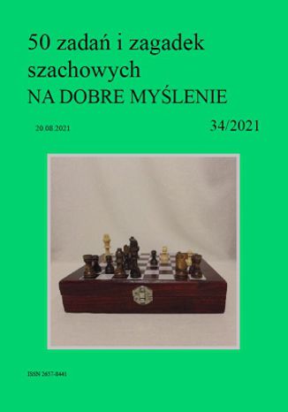 50 zadań i zagadek szachowych NA DOBRE MYŚLENIE 34/2021 Artur Bieliński - okładka audiobooks CD