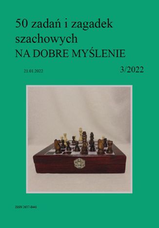 50 zadań i zagadek szachowych NA DOBRE MYŚLENIE 3/2022 Artur Bieliński - okładka audiobooka MP3