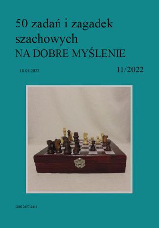 50 zadań i zagadek szachowych NA DOBRE MYŚLENIE 11/2022 Artur Bieliński - okładka audiobooks CD
