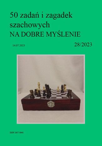 50 zadań i zagadek szachowych NA DOBRE MYŚLENIE 28/2023 Artur Bieliński - okładka audiobooks CD