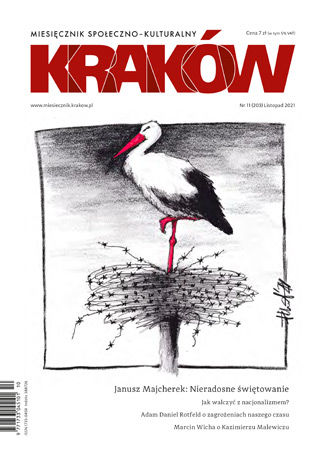 Okładka:Miesięcznik Kraków, listopad 2021 