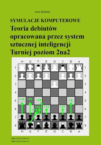 Symulacje komputerowe. Teoria debiutw opracowana przez system sztucznej inteligencji Turniej poziom 2na2 Artur Bieliski - okadka ebooka
