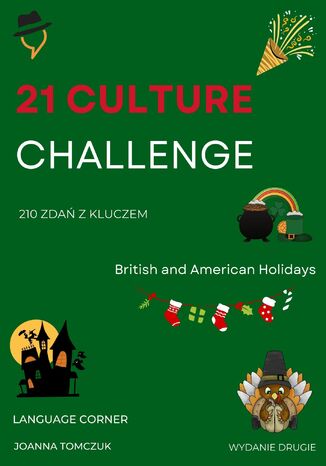 21 CULTURE CHALLENGE:  BRITISH AND AMERICAN HOLIDAYS Joanna Tomczuk - okadka audiobooks CD