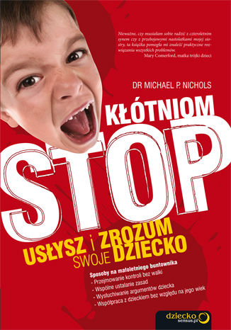 Okładka: Kłótniom stop! Usłysz i zrozum swoje dziecko