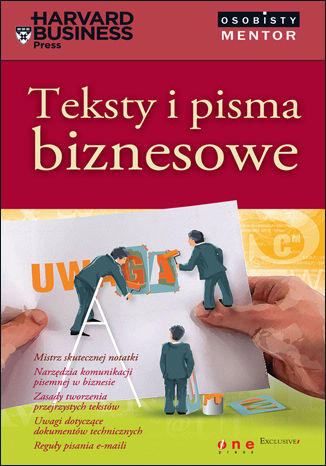 Okładka: Teksty i pisma biznesowe. Osobisty mentor - Harvard Business Press