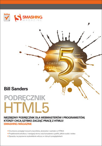 Podrecznik HTML5. Smashing Magazine Bill Sanders - okładka audiobooka MP3