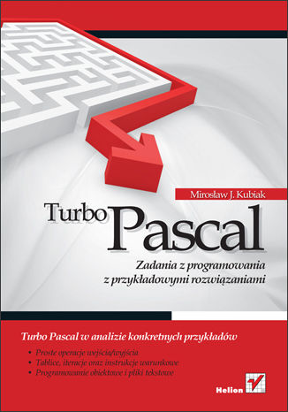 Okładka:Turbo Pascal. Zadania z programowania z przykładowymi rozwiązaniami 