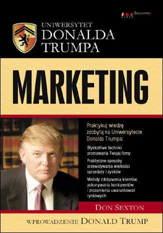 Okładka:Uniwersytet Donalda Trumpa. Marketing 